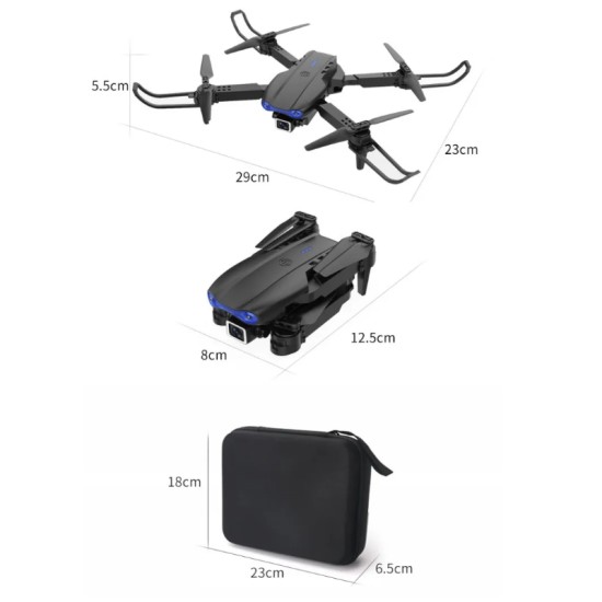 ToySky E99 K3 Pro Drone (Ενσωματωμένη Κάμερα/Επαναφορτιζόμενη Μπαταρία/Headless Mode)