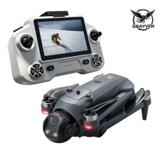 Drayven YL059 – GPS Drone με Remote Control Screen 4.5", Λειτουργία Airdrop & Αισθητήρα Αποφυγής Εμποδίων Γκρι