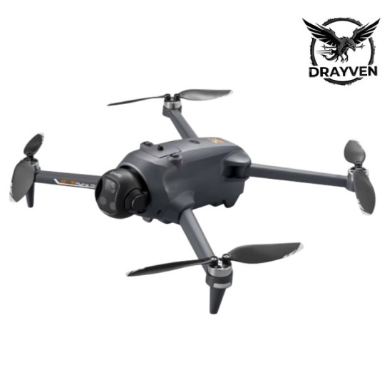 Drayven YL059 – GPS Drone με Remote Control Screen 4.5", Λειτουργία Airdrop & Αισθητήρα Αποφυγής Εμποδίων Γκρι