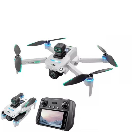 Toysky S159 GPS Drone 6-Axis 4K Κάμερα με χειριστήριο με Οθόνη (5G WiFi/Αποφυγή Εμποδίων) - Λευκό