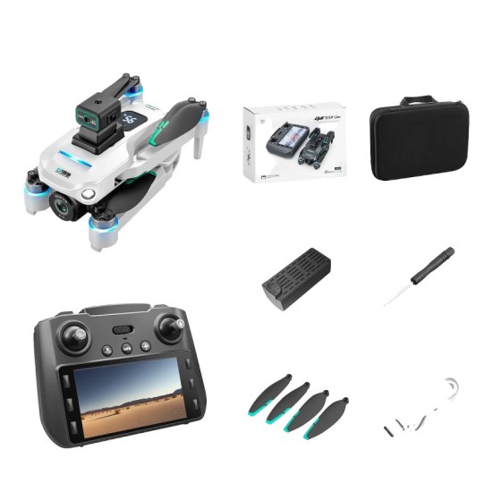 Toysky S159 GPS Drone 6-Axis 4K Κάμερα με χειριστήριο με Οθόνη (5G WiFi/Αποφυγή Εμποδίων) - Λευκό