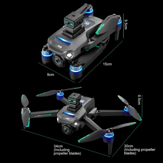 Toysky S159 GPS Drone 6-Axis 4K Κάμερα με χειριστήριο με Οθόνη (5G WiFi/Αποφυγή Εμποδίων)