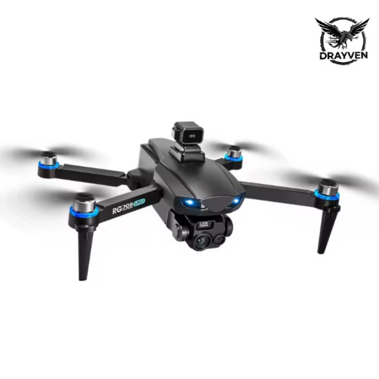 Drayven RG709 Pro – GPS Drone με Remote Control Screen 4.5", Brushless Motor & Αισθητήρα Αποφυγής Εμποδίων (3800mAh/Αυτόματη Επιστροφή) Μαύρο