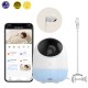 Ellie Baby Pro Ασύρματη WiFi Ενδοεπικοινωνία Μωρού με Κάμερα - Αμφίδρομη Επικοινωνία, AI Ανίχνευση Κλάματος & Νανουρίσματα
