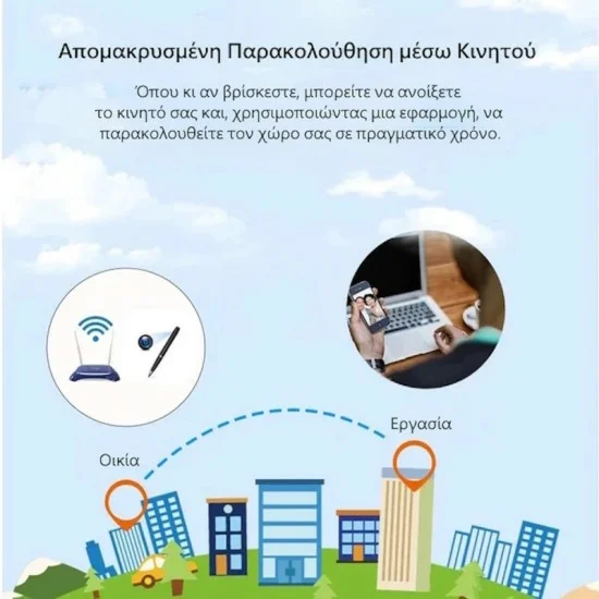 S-Talk Ν-03 Στυλό Κρυφή Κάμερα FHD Live Εικόνα Μέσω Ίντερνετ με Μπαταρία (Ανιχν. Κίνησης/Android/iOS)