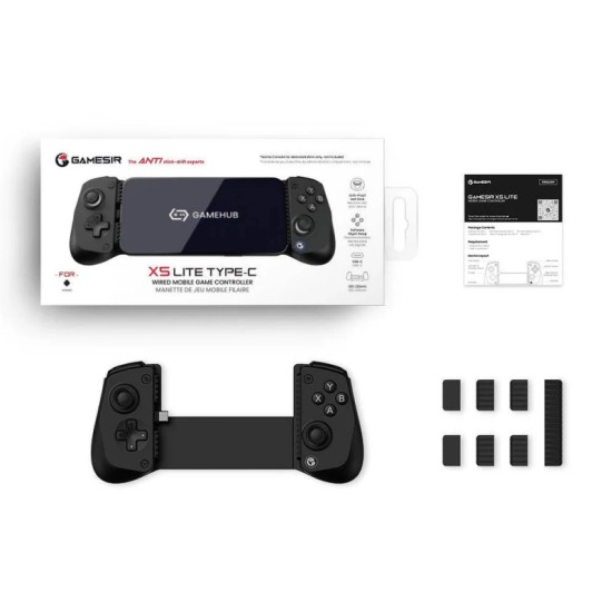 GameSir X5 Lite Mobile Gaming Controller / Android / iOS (iPhone 15/16 series) (Type-C) Black