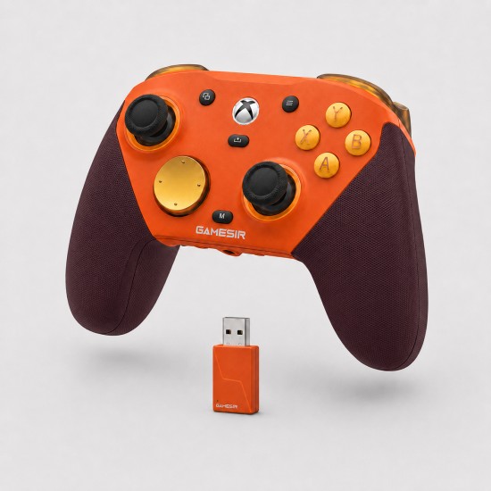 GameSir G7 Pro Gamepad Τριπλής Σύνδεσης (Wired/2.4GHz/Bluetooth) με Hall Effect & Gyro για Xbox / PC / Android – Orange GameSir G7 Pro Gamepad Τριπλής Σύνδεσης (Wired/2.4GHz/Bluetooth) με Hall Effect & Gyro για Xbox / PC / Android – Orange