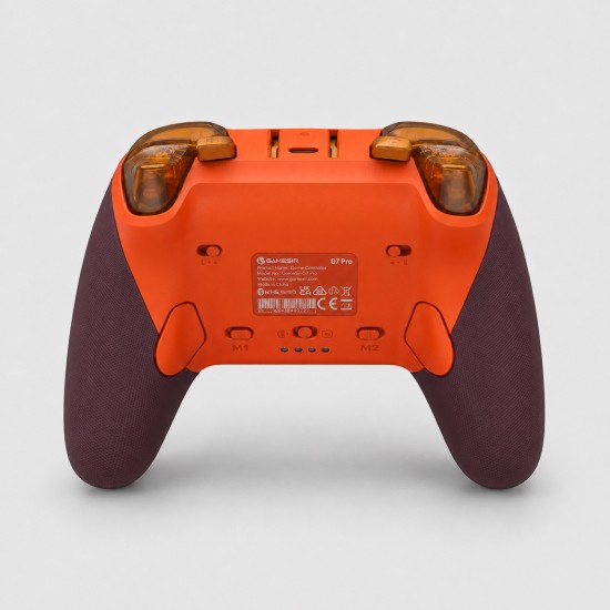 GameSir G7 Pro Gamepad Τριπλής Σύνδεσης (Wired/2.4GHz/Bluetooth) με Hall Effect & Gyro για Xbox / PC / Android – Orange GameSir G7 Pro Gamepad Τριπλής Σύνδεσης (Wired/2.4GHz/Bluetooth) με Hall Effect & Gyro για Xbox / PC / Android – Orange