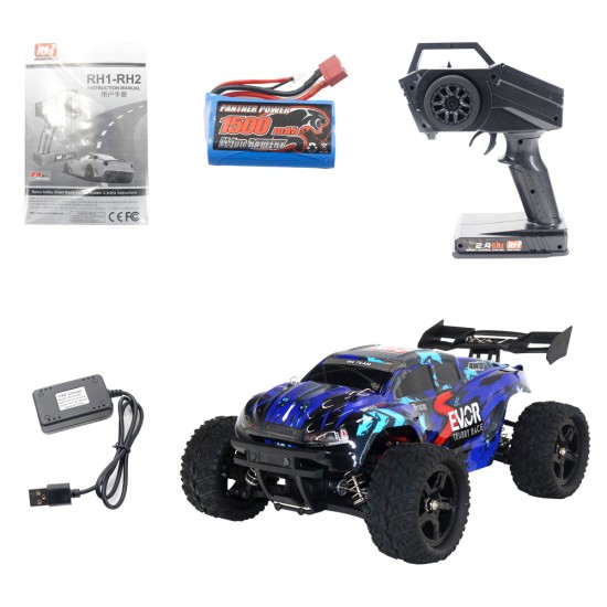 ToySky Sevor R/C Τηλεκατευθυνόμενο Off-Road Αυτοκίνητο 1:16 40KM/H (1500mAh/4WD) (Blue)