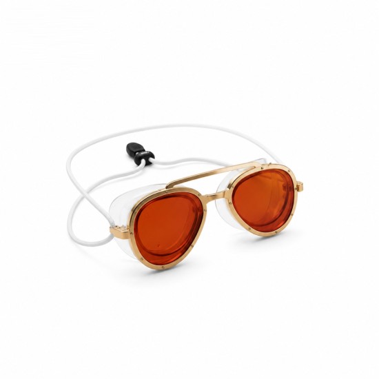 Lumare Premium Γυαλιά Κολύμβησης με Amber Φακούς και Χρυσό Σκελετό Lumare Premium Γυαλιά Κολύμβησης με Amber Φακούς και Χρυσό Σκελετό