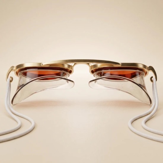 Lumare Premium Γυαλιά Κολύμβησης με Amber Φακούς και Χρυσό Σκελετό Lumare Premium Γυαλιά Κολύμβησης με Amber Φακούς και Χρυσό Σκελετό