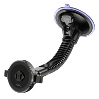 A2C Q1M-S50 One-Lock Ultra Βάση Κινητού Αυτοκινήτου Heavy-Duty με Μαγνητικό Lock, Μεγάλη Βεντούζα & Μακρύ Βραχίονα 360°