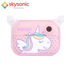 Skysonic Instant Kids Camera με θερμικό εκτυπωτή και εφαρμογή WiFi (Ροζ Μονοκεράκι) Skysonic Instant Kids Camera με θερμικό εκτυπωτή και εφαρμογή WiFi (Ροζ Μονοκεράκι)
