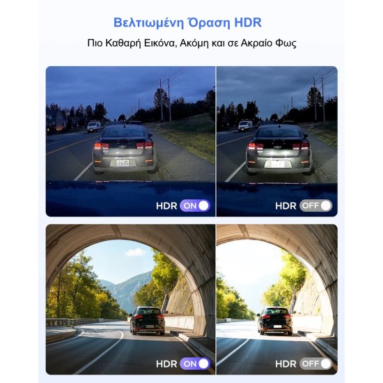 VIOFO A119M PRO ULTRA 4K HDR Κάμερα DVR Αυτοκινήτου με Sony STARVIS 2, Wi-Fi 6 & GPS