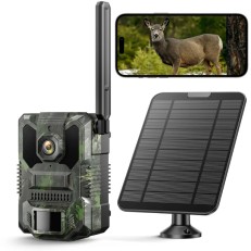 Campark TC36 4G Trail Camera με Live Video 2.5K, Ηλιακό Πάνελ, Νυχτερινή Λήψη & Ανίχνευση Κίνησης (SIM Ενσωματωμένη/IP66/10x Zoom)