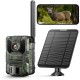 Campark TC36 4G Trail Camera με Live Video 2.5K, Ηλιακό Πάνελ, Νυχτερινή Λήψη & Ανίχνευση Κίνησης (SIM Ενσωματωμένη/IP66/10x Zoom)