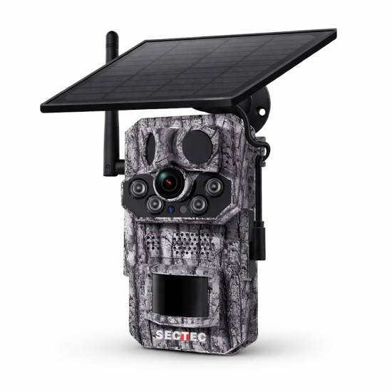 Sectec ST-HC808 Κάμερα με Live Video, GPS και Ηλιακό Πάνελ για Αγρότες και Μελισσοκόμους (3MP/IP66)