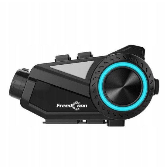 FreedConn R3 Pro Κάμερα Πορείας 2K/WiFi Αναμετάδοση/Ενδοεπικοινωνία Μονή για Κράνος Μηχανής 1000m για έως 6 χρήστες