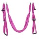 Kepeak Aerial Swing Anti-Gravity Silk Αιώρα με λαβές Yoga και Pilates (Pink)