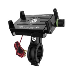 Kewig M6 Βάση Κινητού 3,5" έως 7" για Μηχανή/Ποδήλατο με Ενσύρματη (USB 2.5A) φόρτιση Kewig M6 Βάση Κινητού 3,5" έως 7" για Μηχανή/Ποδήλατο με Ενσύρματη (USB 2.5A) φόρτιση