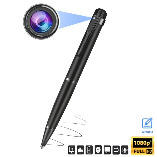 S-Talk W10 Στυλό Κρυφή Κάμερα FHD 1080P με Μπαταρία & Καταγραφή σε microSD (USB/Μικρόφωνο/Πραγματική Γραφή)