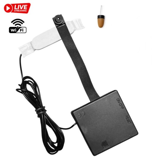 Smartcheater Live Κάμερα Κουμπί με Spy Ακουστικό Ψείρα (Κρυφή Επικοινωνία και Live Video)