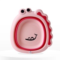 Giggles & Co. Πτυσσόμενο Κύπελλο Μπάνιου για Μωρά – Ελαφρύ & Φορητό για Νεογέννητο (Ροζ)