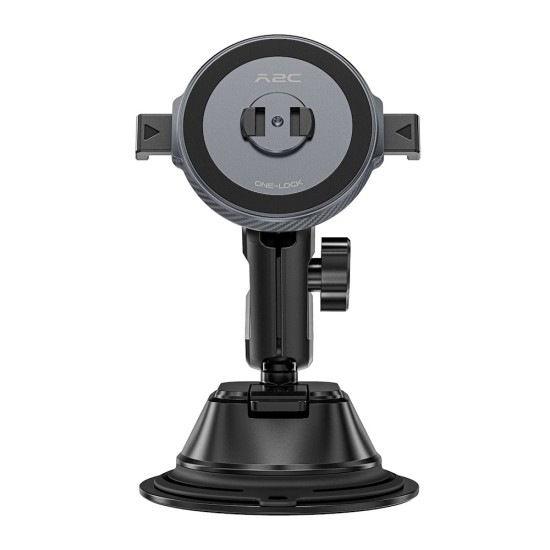 A2C Q1M-S40 One-Lock Ultra Βάση Κινητού Αυτοκινήτου Μαγνητική με Ισχυρή Βεντούζα & Περιστροφή 360°