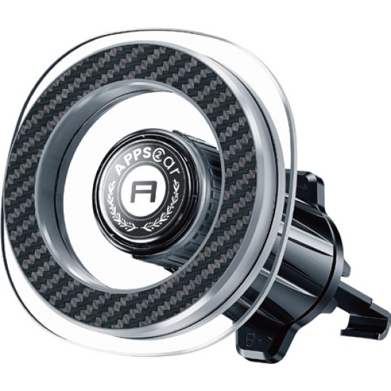 APPS2Car Μαγνητική Βάση Κινητού για Αυτοκίνητο (MagSafe/Περιστρεφόμενη/Σταθερή Στήριξη)