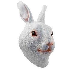 Μάσκα Λάτεξ Λευκό Λαγουδάκι 96654 Μάσκα Λάτεξ Λευκό Λαγουδάκι 96654