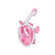 Thenice KF-504 Παιδική Μάσκα Θαλάσσης Ροζ Μονοκεράκι Full Face Kids Snorkel Mask (XS/S)