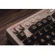 8BitDo Retro Mechanical Keyboard-C64 Edition Ασύρματο Gaming Μηχανικό Πληκτρολόγιο με Kailh Box White Διακόπτες (Αγγλικό US)