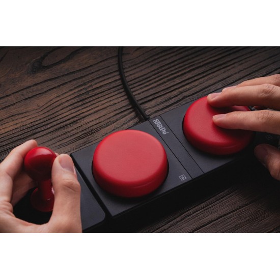 8BitDo Retro Mechanical Keyboard-C64 Edition Ασύρματο Gaming Μηχανικό Πληκτρολόγιο με Kailh Box White Διακόπτες (Αγγλικό US)