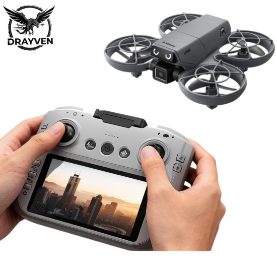 Drayven D36 – Mini Drone με κάμερα και WiFi, Λειτουργία Hover & Προστατευτικά Έλικα (Μαύρο)