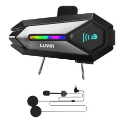 Luvin G8 Ενδοεπικοινωνία Μονή για Κράνος Μηχανής με Bluetooth 5.3 (2 χρήστες, απόσταση 300m)