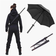 Ομπρέλα Katana Σπαθί Samurai 100cm – Μαύρη με Μακρύ Χερούλι Ξίφους Ομπρέλα Katana Σπαθί Samurai 100cm – Μαύρη με Μακρύ Χερούλι Ξίφους