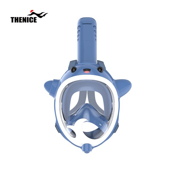Thenice KF-5 Παιδική Μάσκα Θαλάσσης Φαλαινάκι με Νεροπίστολο Full Face Snorkel Mask (XS) Blue Thenice KF-5 Παιδική Μάσκα Θαλάσσης Φαλαινάκι με Νεροπίστολο Full Face Snorkel Mask (XS) Blue