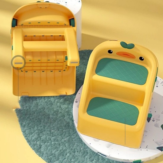 Giggles & Co. DuckieStep™ Παιδικό Αναδιπλούμενο Σκαμπό Σκαλοπατάκι Παπάκι 2 Επιπέδων για Μπάνιο & Νιπτήρα (Sunny Duck) Giggles & Co. DuckieStep™ Παιδικό Αναδιπλούμενο Σκαμπό Σκαλοπατάκι Παπάκι 2 Επιπέδων για Μπάνιο & Νιπτήρα (Sunny Duck)