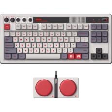 8BitDo Retro Mechanical Keyboard-108 Edition Ασύρματο Gaming Πληκτρολόγιο με Kailh Box White Διακόπτες & Super Buttons (Αγγλικό US) 8BitDo Retro Mechanical Keyboard-108 Edition Ασύρματο Gaming Πληκτρολόγιο με Kailh Box White Διακόπτες & Super Buttons (Αγγλικό US)