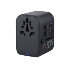 RRtravel HHT906 PD65W Αντάπτορας Πρίζας από Universal σε Universal με 4 Θύρες (2xUSB / 2xType-C/) USA EU UK AU US (Black) RRtravel HHT906 PD65W Αντάπτορας Πρίζας από Universal σε Universal με 4 Θύρες (2xUSB / 2xType-C/) USA EU UK AU US (Black)