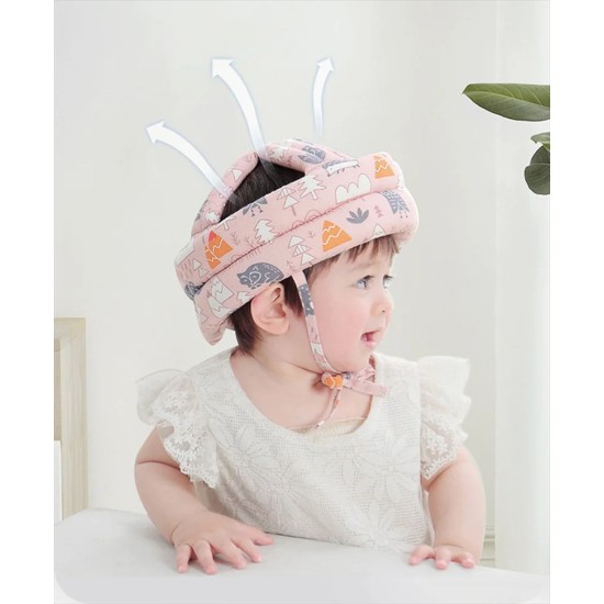 Giggles and Co. Προστατευτικό Κεφαλιού για Μωρό "Pink Forest Antlers" Δ18CM (5 έως 24 μηνών)