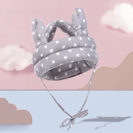 Giggles and Co. Προστατευτικό Κεφαλιού για Μωρό "Grey Star" Δ18CM (5 έως 24 μηνών)