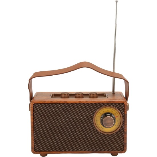 Old Street Audio Retro AS23 Ασύρματο Ηχείο Ξύλινο (5W/Μπαταρία 1500mAh/Bluetooth 5.4/FM Radio/USB/TF/AUX/TWS)