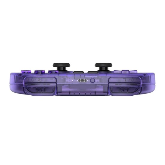 8BitDo SN30 Pro Special Edition Ασύρματο & Ενσύρματο Gamepad για PC / Android / Steam Deck / Raspberry Pi (Hall Effect) - Crystal Purple