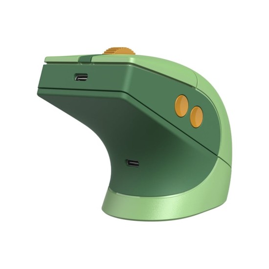 8BitDo Retro R8 Mouse Ασύρματο Gaming Ποντίκι με Βάση Φόρτισης (Bluetooth/2.4G/USB - HUANO Διακόπτες/4 Προγραμματιζόμενα Πλήκτρα/6 Επίπεδα DPI) - Forest Wonder