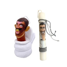 Παιχνιδολαμπάδα Skibidi Toilet ΣΕΤ 25x3cm Παιχνιδολαμπάδα Skibidi Toilet ΣΕΤ 25x3cm