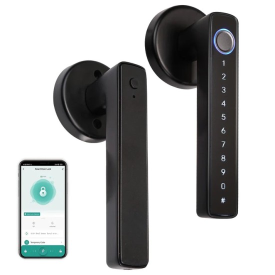 MOES Smart Door Lock με Δακτυλικό Αποτύπωμα & Κωδικό Bluetooth