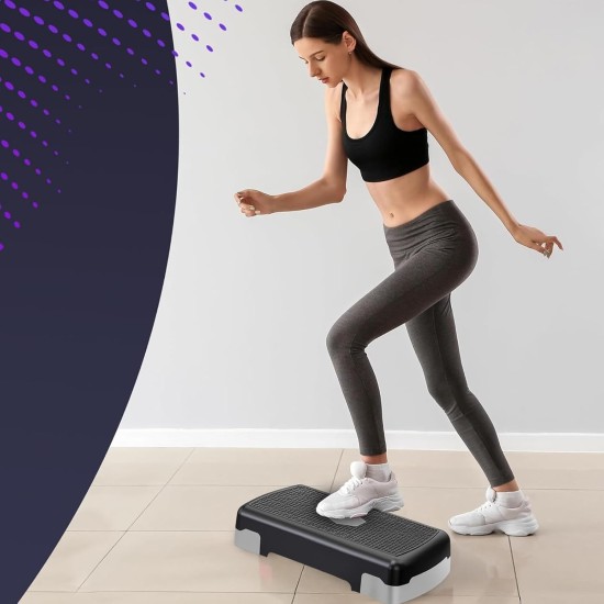COOWOO Step Γυμναστικής 45cm Αντιολισθητικό για Aerobic & Pilates