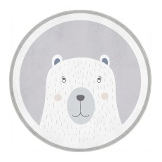 Giggles & Co. Στρογγυλό Βρεφικό Χαλί “Nordic Bear” – Μαλακό 3εκ. (Ø200 εκ.)