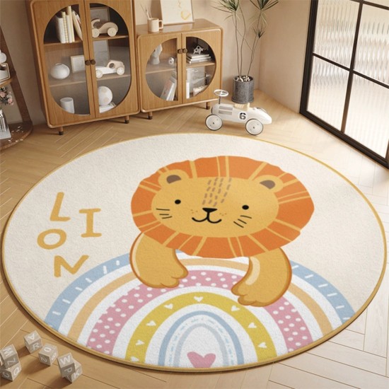 Giggles & Co. Στρογγυλό Παιδικό Play Rug “Lion Laughs” – Μαλακό 3εκ. (Ø120 εκ.) Giggles & Co. Στρογγυλό Παιδικό Play Rug “Lion Laughs” – Μαλακό 3εκ. (Ø120 εκ.)